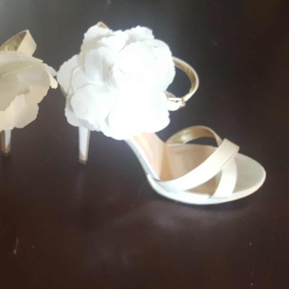 Ivory high heels